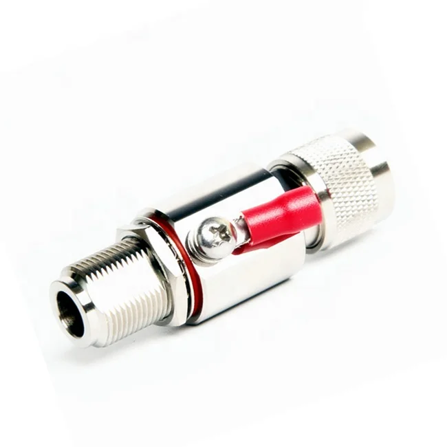 DC-3Ghz/6 ГГц N штыревой в N гнездовой разъемы на перегородке и коммутационных перенапряжений n-типа от перенапряжения переменного тока