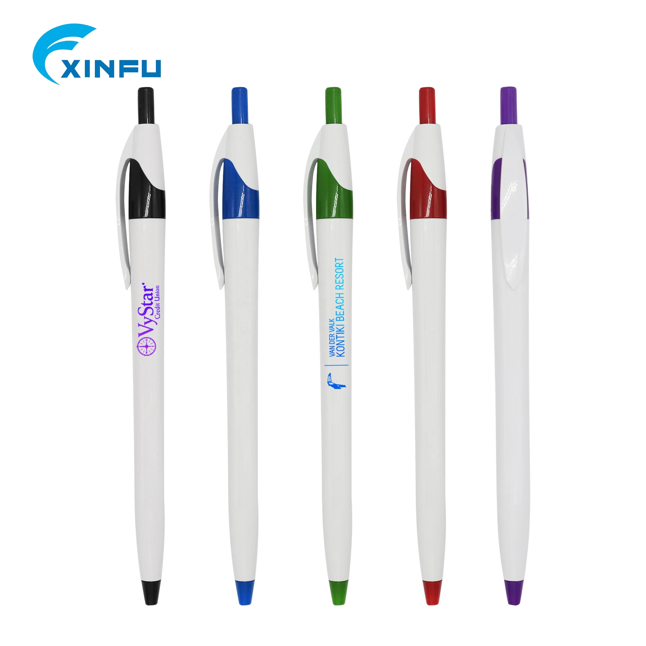 Recycled plastic pen sleeve  promotional novelty design plastic screen printer logo pen