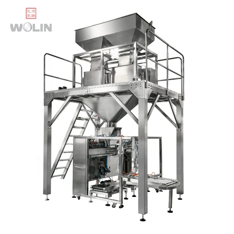 Big Large Heavy-duty Weight 5kg 10Kg 25KG Rice Filling Weigher Doser wooden fertilizer pellet granule product