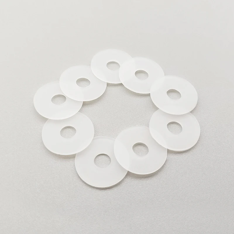 custom round Flat Rubber silicone O Ring Sealing  flat Silicone Gasket