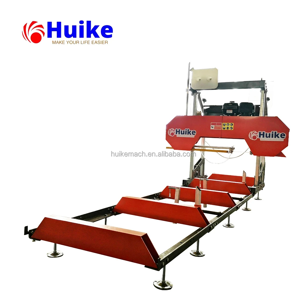 Central Machinery Parts Engine Portable Wood Mill Horizontal Lucas Sawmill With Narrow Blade