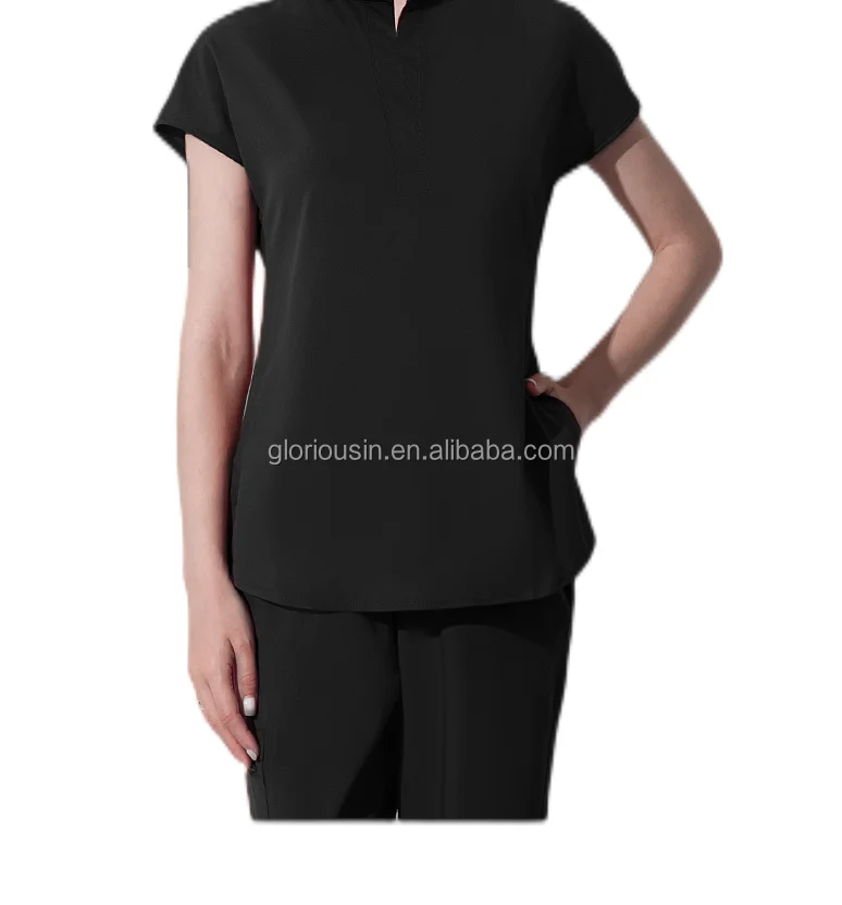 GloriousIn RTS Scrubs 2023 Theatre Houseman Veterinary Uniforms Men Grey Jackets Stretchy Nice Brand Zippers Koi