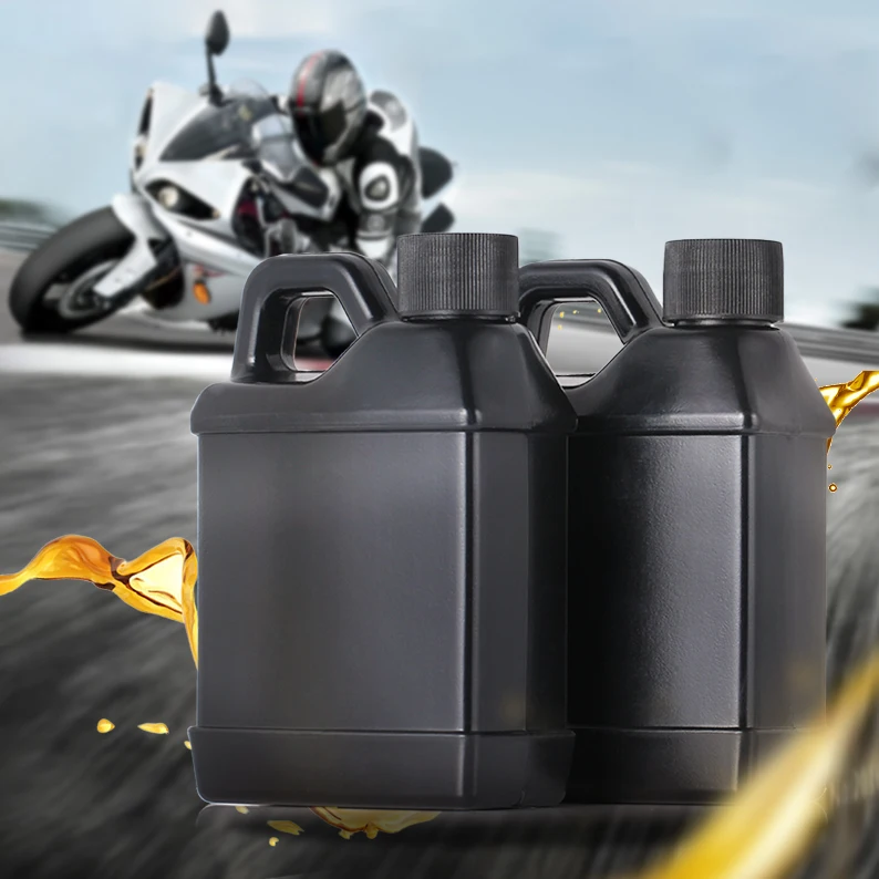 200ml black  HDPE Plastic F-Style Bottle engine oil bottle for machine