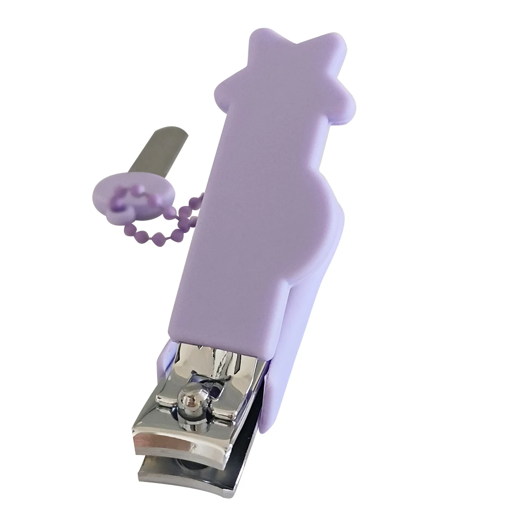 Purple Baby Nail Clippers Set Safe and Gentle Nail Clippers for Infants and Kids