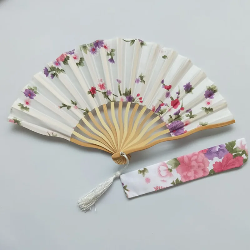 With Pouch! Dragon Bamboo Hand Fan Wedding Lady Fan With Tassel Invitation Fan Wedding Favor Gifts