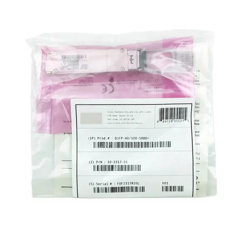 QSFP-40/100-SRBD QSFP Ethernet Module LC MMF Fiber Optical Transceiver 850nm 100m