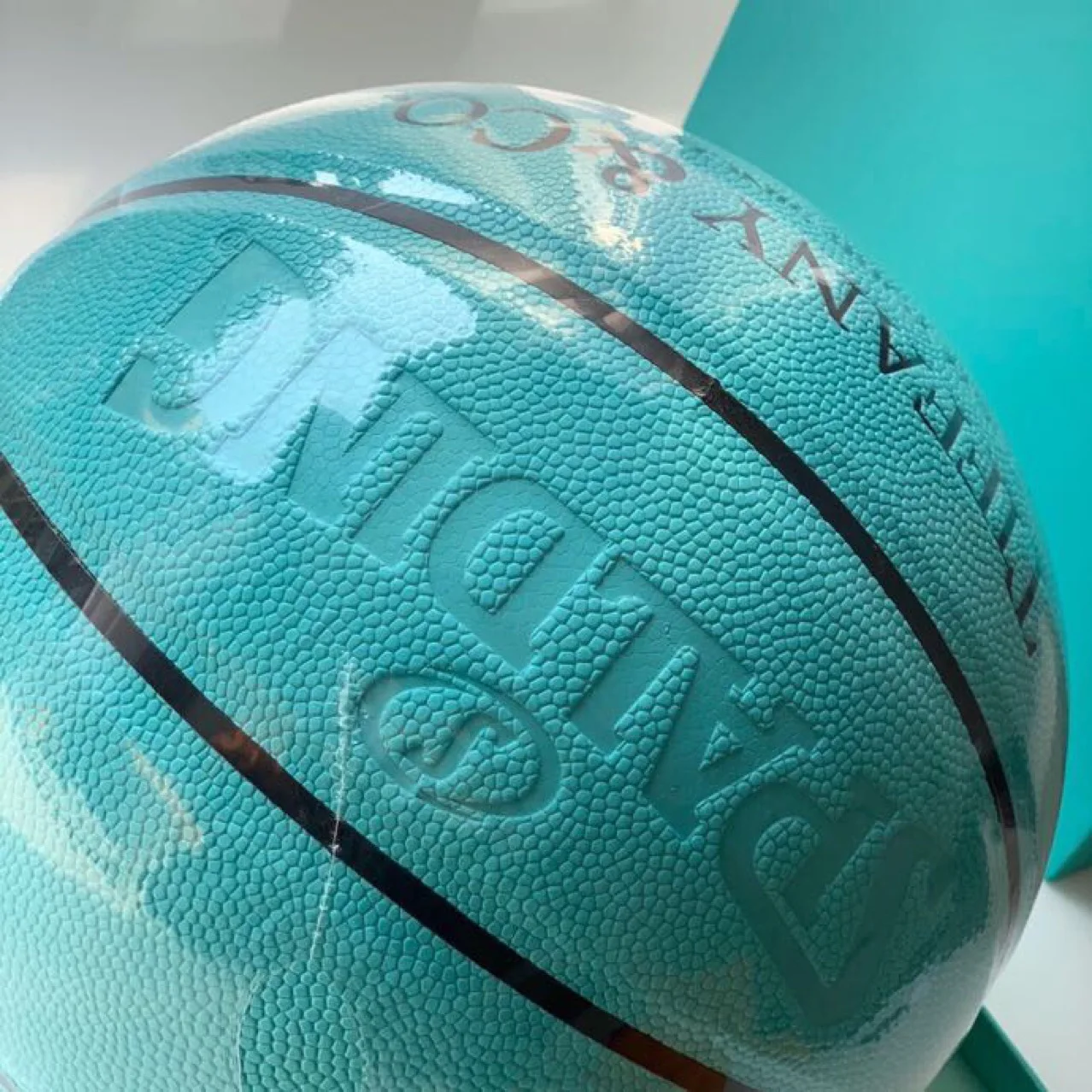 official Size 7 Custom Pattern Fashion Mint Green Basketball Street Ball