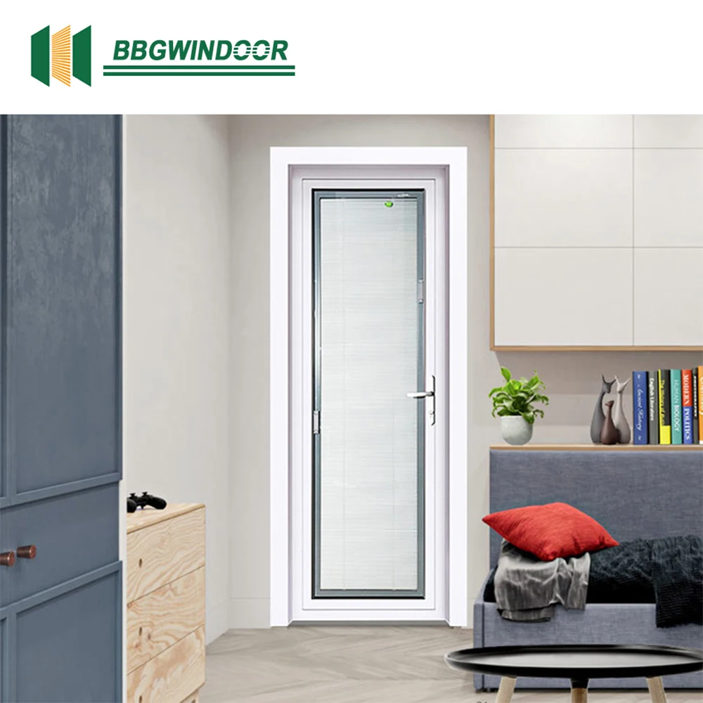 Lukliving break exterior aluminium alloy profile double glass casement doors