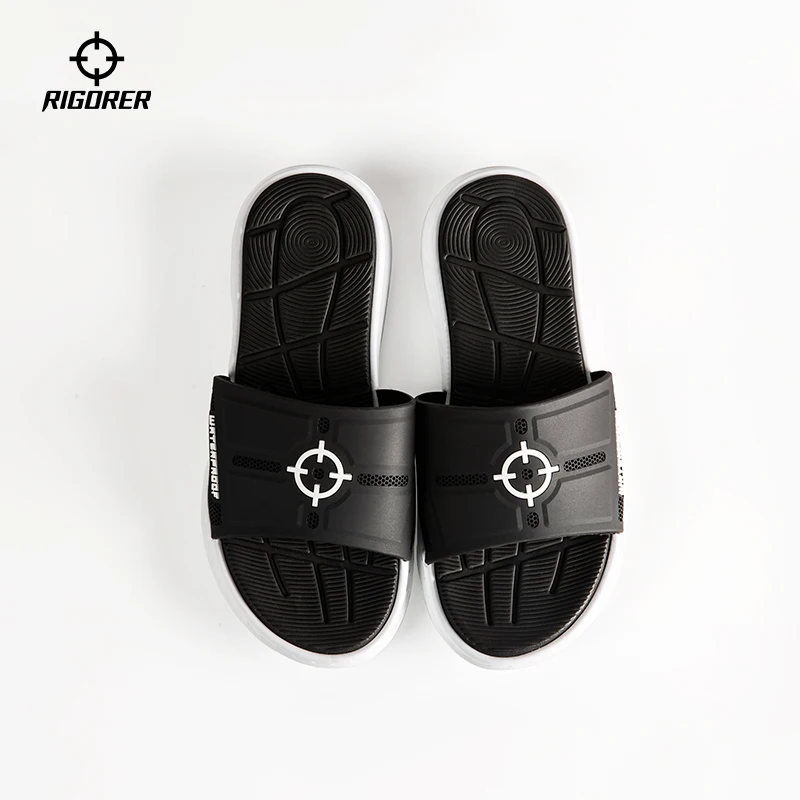 Rigorer Brand Custom Slippers High Tech Non Slip Elastic For Men Light Weight