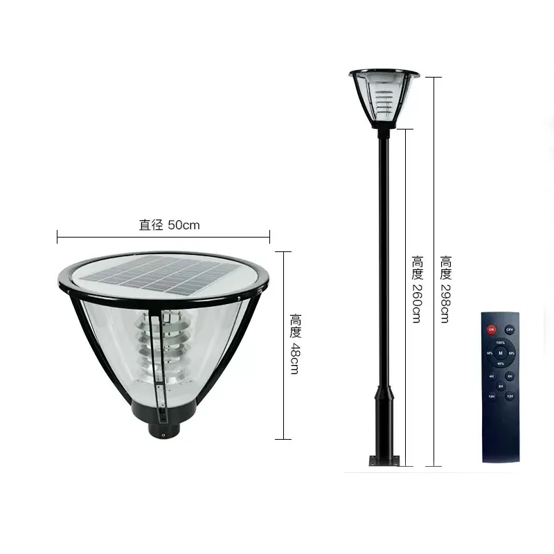 New Design Solar Motion Lights Outdoor Ip65 Waterproof 10w Spike Solar Led Garden Lights