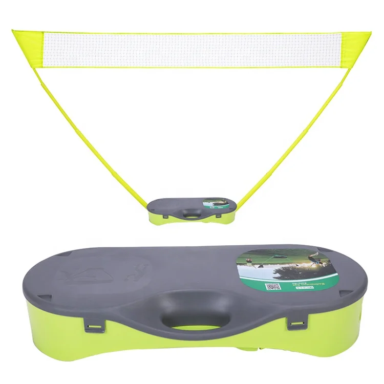 Portable simple installation folding mobile badminton tennis pick net support