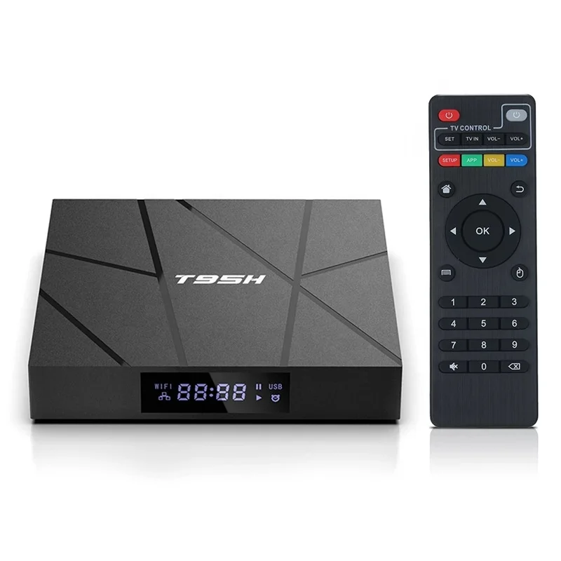 Hot Sell T95 OTT WiFi Free Internet Media Player Manufacturer Custom Global Universal Version 4K 6K Smart TV Box Android