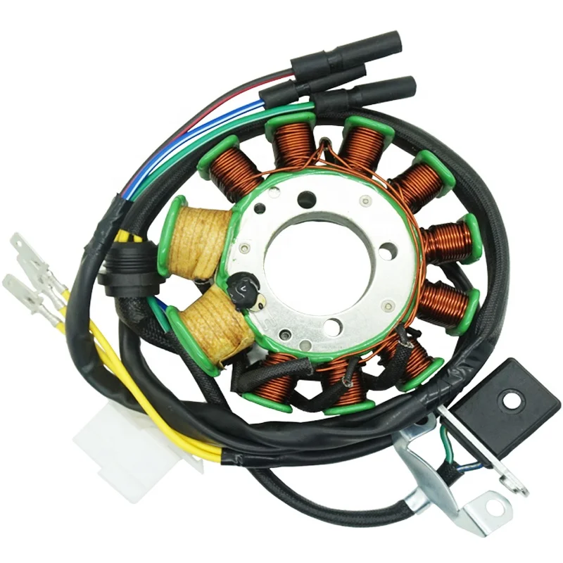 11 pole DC CG 200 cg 250 200CC 250CC CG200 CG250 motorcycle generator magneto stator coil for Zongshen  electric parts