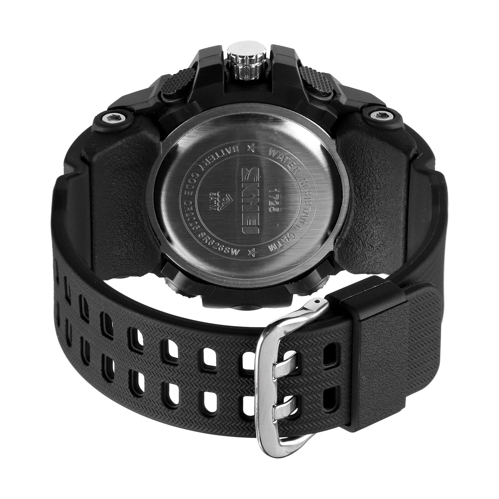 skmei 1725 cheap dongguan boys digital watch perfect Silicone band water proof double display Minimalist Leisure wrist watch