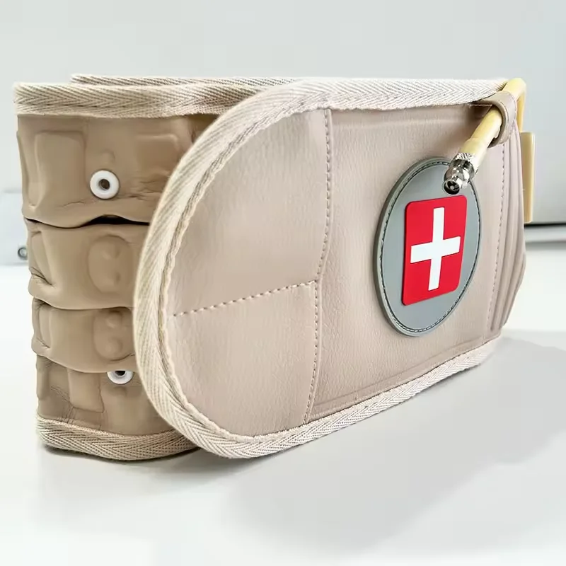 Factory Decompression Back Belt Inflatable Lower Back Brace for Low Back Pain Relief Lumbar Traction Device with Hand Pump