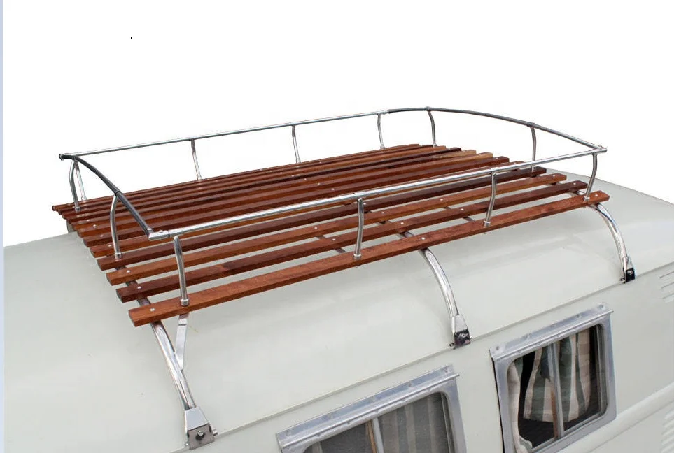 Stainless Steel  westyfalia Roof rack Compatible with VW Type 2 Bus splitscreen Baywindow  Kombi Transporter  3 BowsCombi