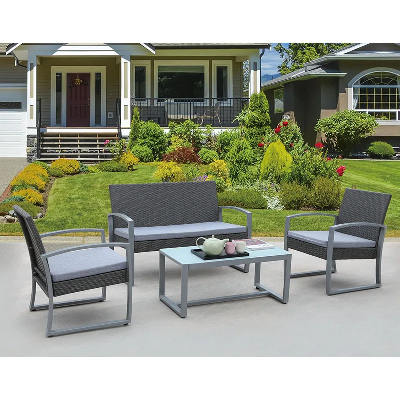 leisure products for outdoor rattan new style design sofa set