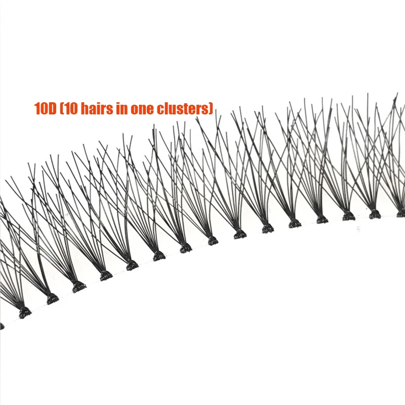 
Private label flare eyelash extension knot free 10d individual cluster eyelashes 0.07 