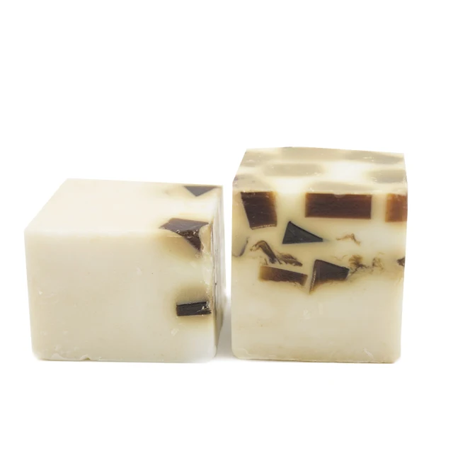Hand-made High-quality Edible Oil Amber Pearl Rose Bar Soap For Bodycare
