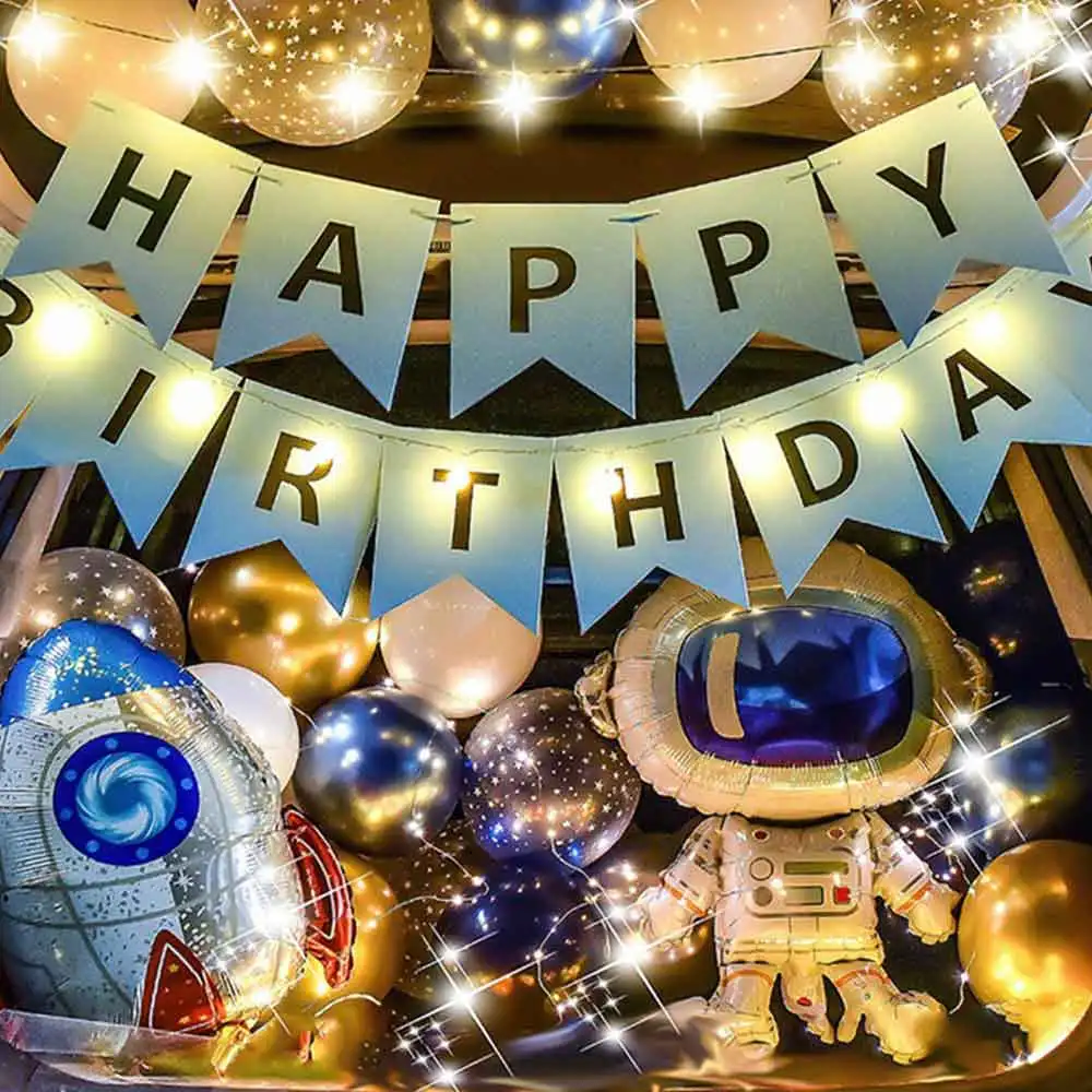 Boy Girl Balloon Proposal Scene Daughter Birthday Surprise Decoration Car Trunk Balloon