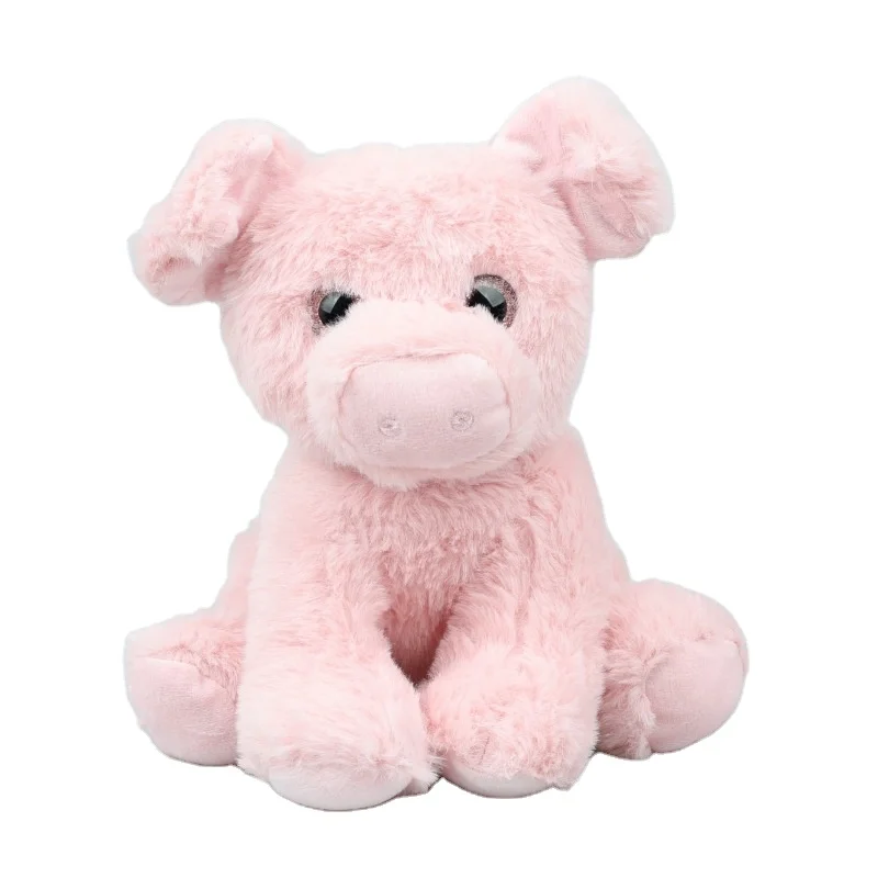 8 inch super soft stuffed pink pig cuddly pink plush pig stuffed animals adorable pink pig plush toy child gift