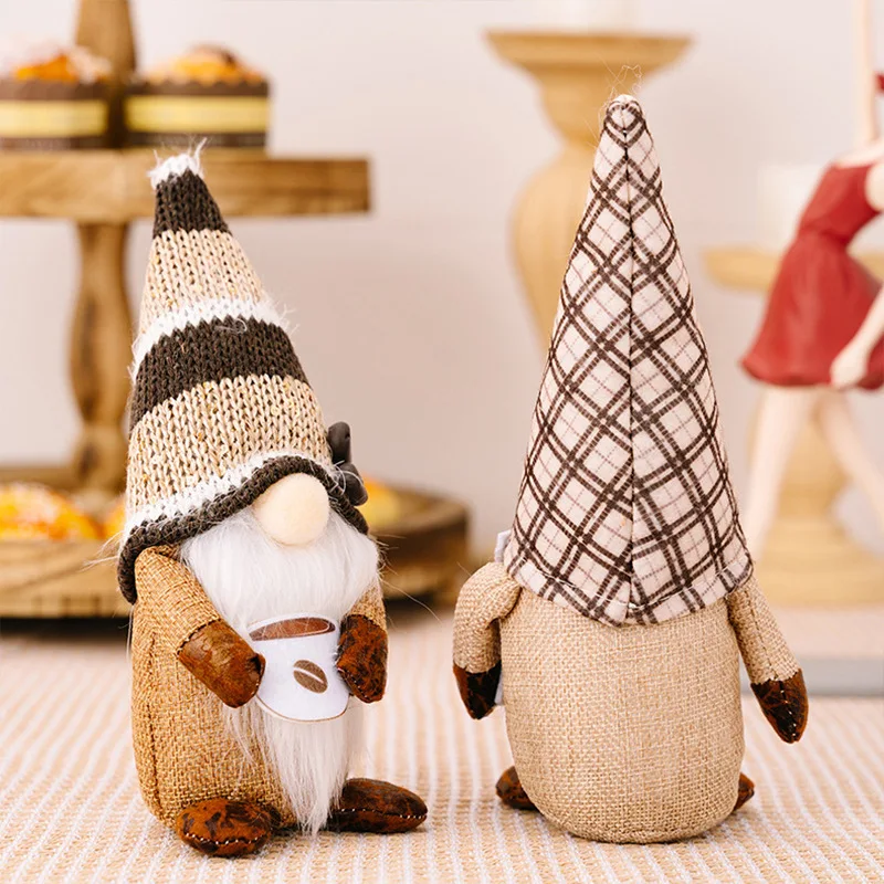 Bee Festival Faceless Doll Cute Bow Daisy Fabric Plush Doll Decoration Indoor and Outdoor Decoration Doll