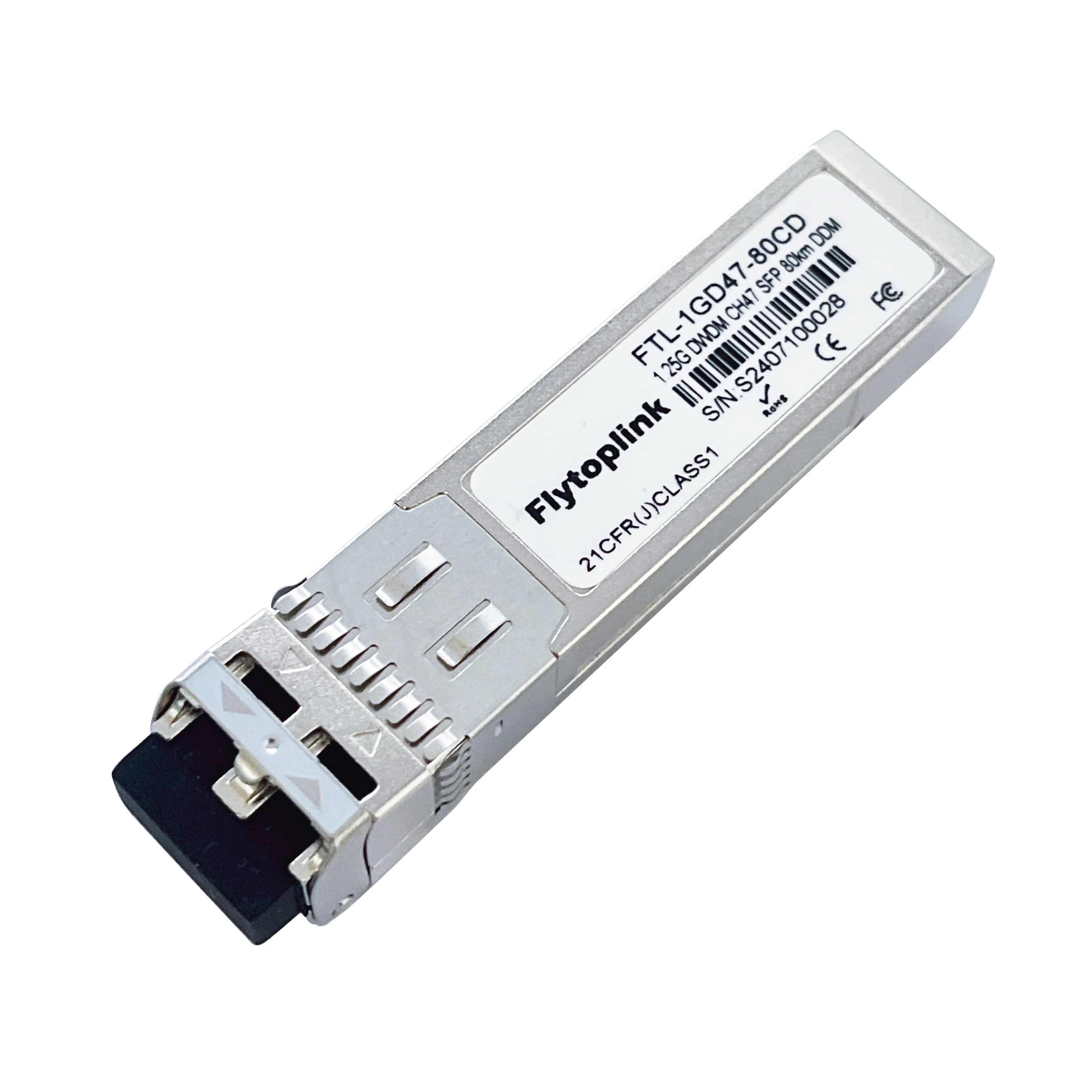 Factory Price Optical Module 1.25G DWDM SFP Module CH47 80km DDM LC Connector  Compatible With Multiple Brands