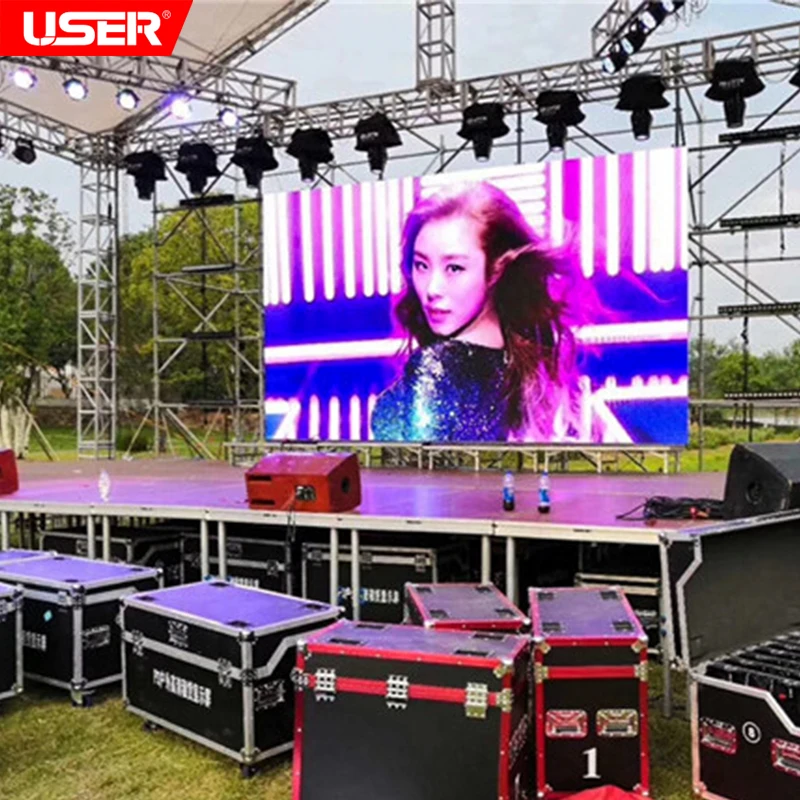Turnkey P2.6 Digital Wall Complete System Dj Booth Rental Led Screen Painel Waterproof LED Display P3.91 Outdoor Led Screen