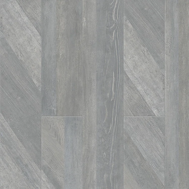 10mm Thick Gray Color Fire-Proof Floor Laminale AC5 European Style Matte Finish Click