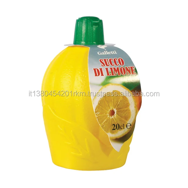 
high quality Italian lemon juice in bottle no bitter taste 