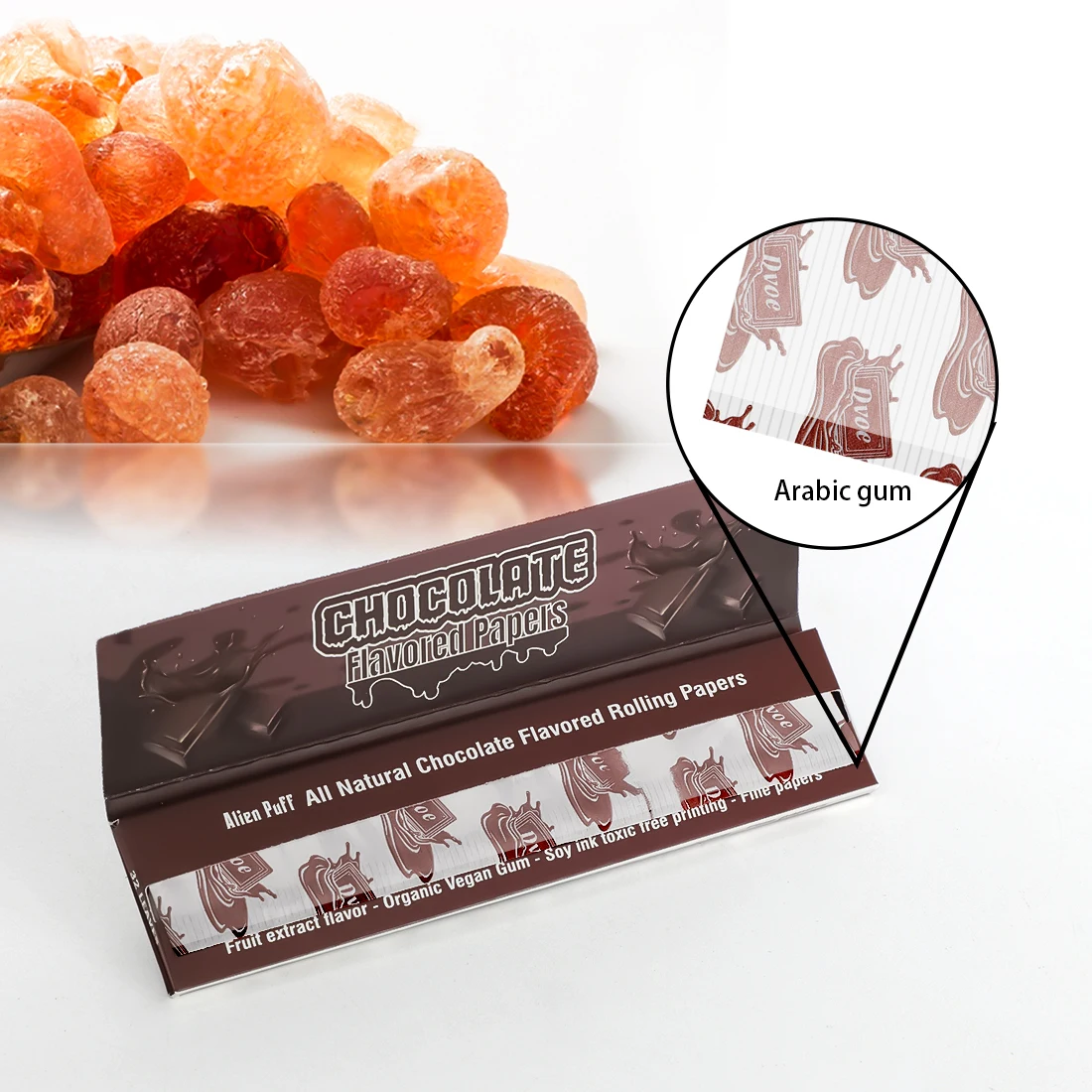 Smoking Flavored Rolling Paper Alein Puff Kingsize Mix Fruit Multifarious Smoking Paper OEM Custom Smoking Paper Wholesale Stock