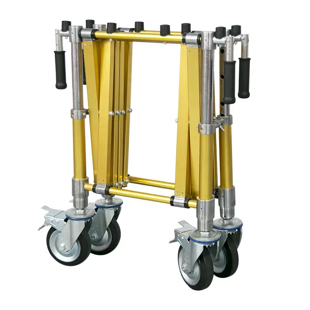 Aluminium Foldable Funeral Coffin Trolley for Body Transfer