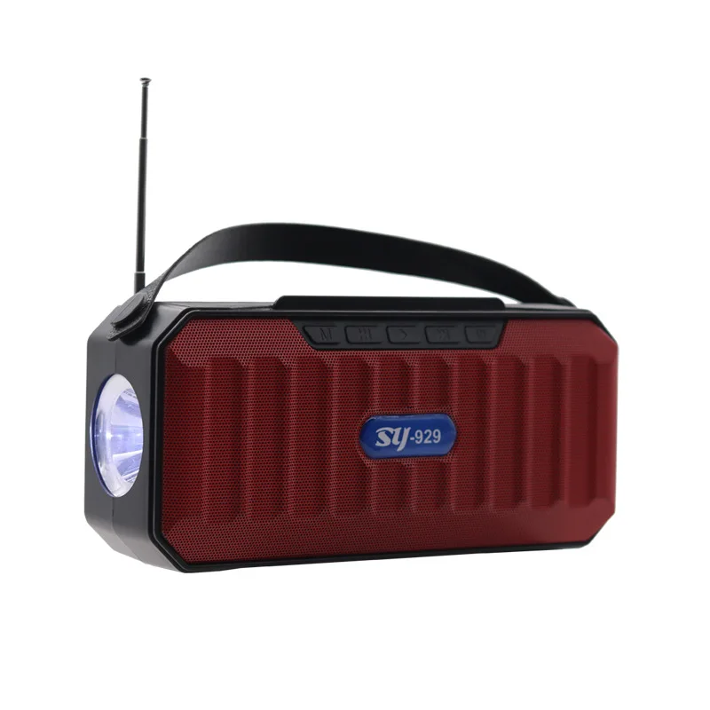 2021 new solar energy wireless speaker light outdoor portable speaker supports FM TF AUX TWS and other functions
