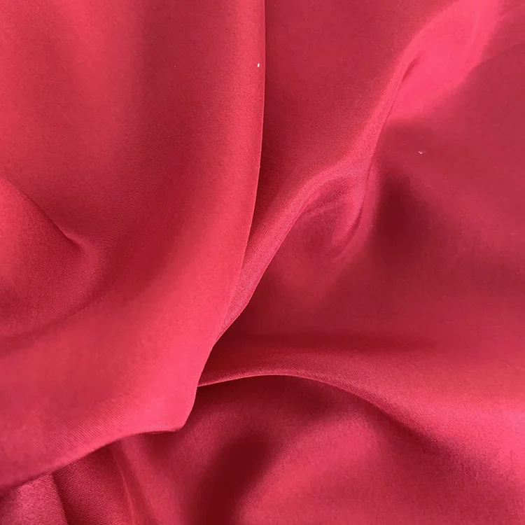 
Exquisite Hot Sale Chinese Habotai Pure Color Dyed 100% Silk Habotai Fabric for Cloth 8 MM 