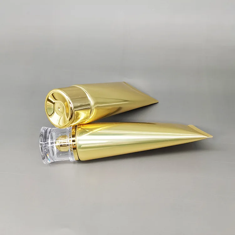 Customized Bronzing/Silver Lotion Aluminum Plastic Tube Laminated Tube Squeeze Refillable BB Cream Cosmetic Tube