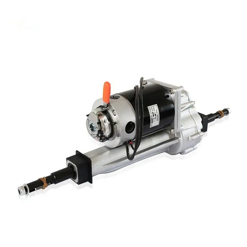 24V Electric Car Scooters DC Motors 500W 40:1 Rear Axle Differential Drive Trolley Transaxle