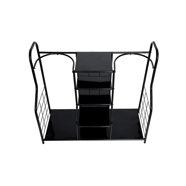 High Quality Golf Club Organizer Display Double Bag Storage Floor Stable Rack