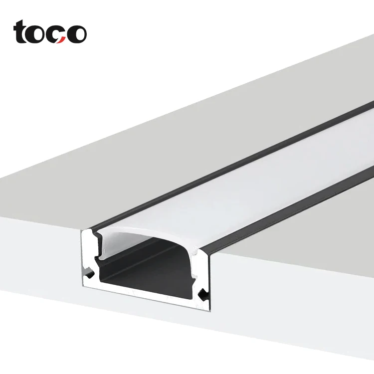 Top Selling Channel Embedded Aluminum Extrusion Profile Strips Led Anodized Aluminium Profiles