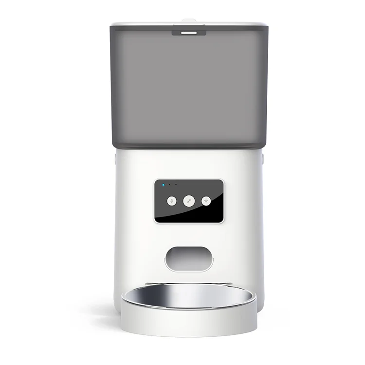 Автоматическая кормушка для сухих пищевых продуктов, 6 л, Wi-Fi, HD-камера с дистанционным управлением, умная кормушка для домашних животных