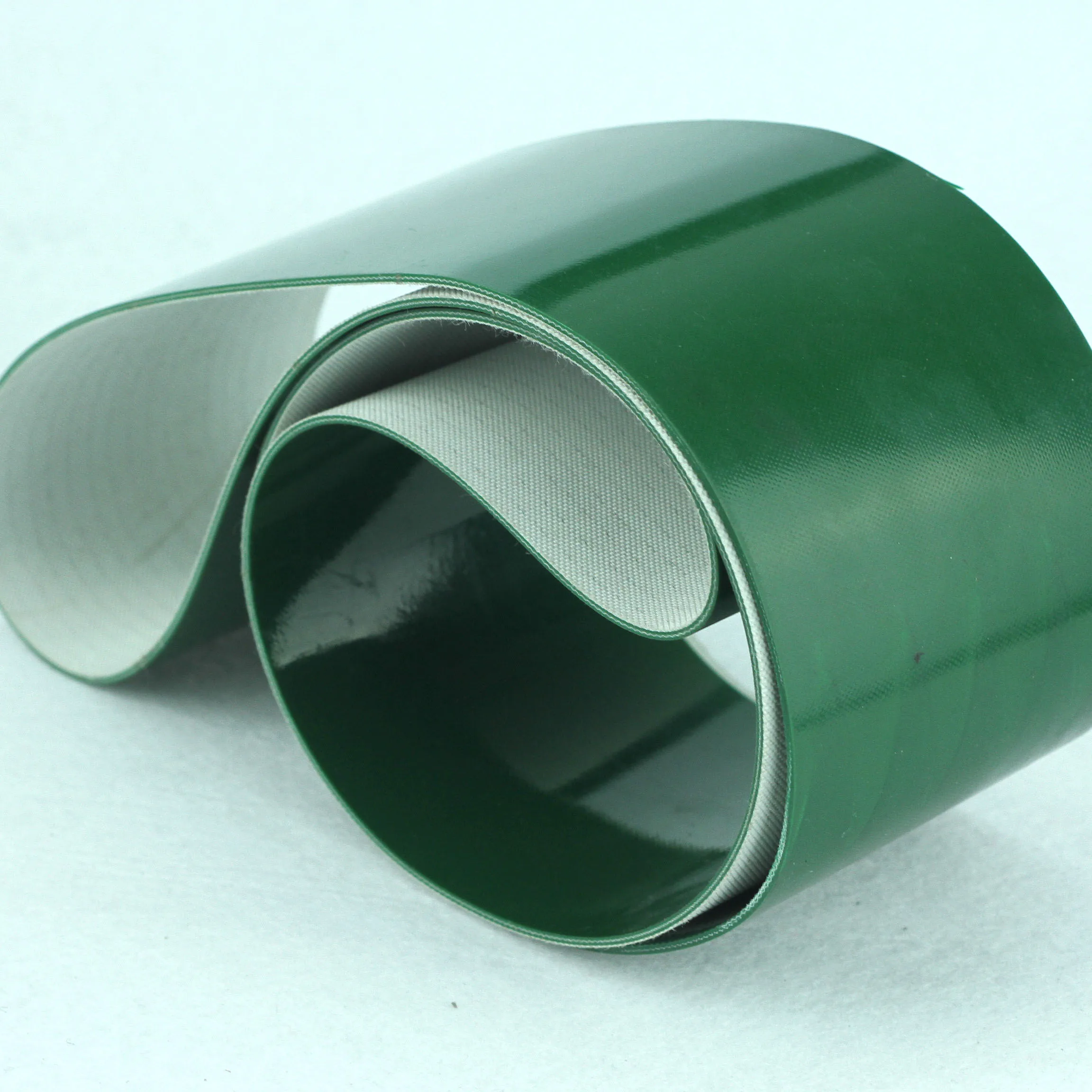 Customized 8 - 10 mm thickness flat industrial pvc  conveyor belt