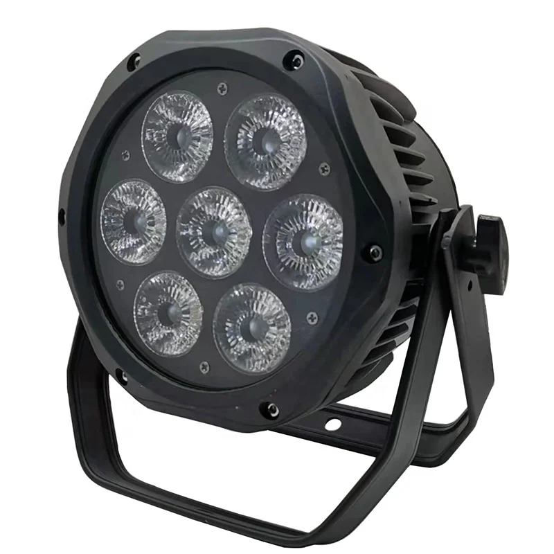 outdoor led par 64 rgbw dmx stage lighting 7x10w 5in1 rgbwa stage/party rgb led cheap light
