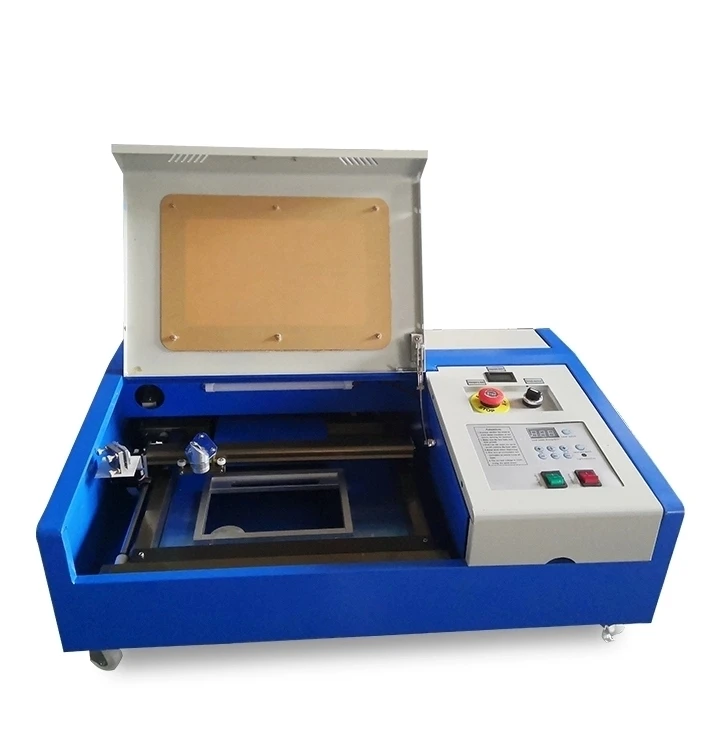 factory 3020 CO2 Laser cutting and engraving machine rubber stamp making machine MINI DIY Making Laser machine 300*200mm M2