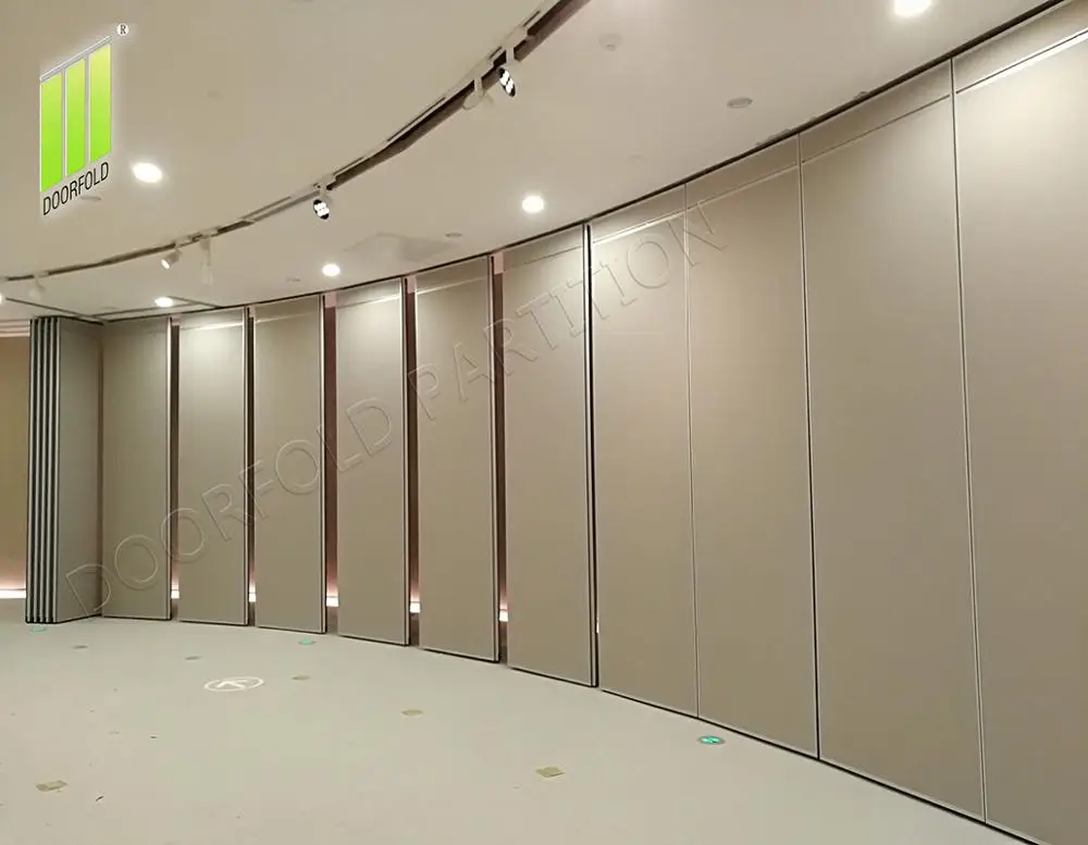 curve  movable partition wall for  museum  arc sliding wall partition wall for art gallery camber sliding doors