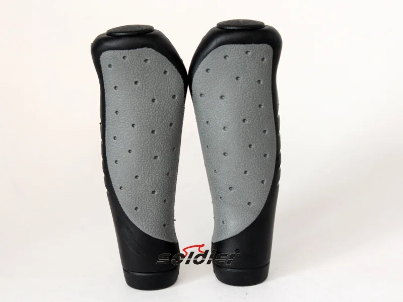 High Quality Black Grey Bicycle Parts Bike Grips Rubber Handlebar Non-lock Handle Grip