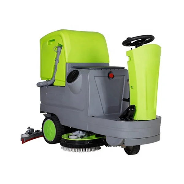CE certification electric driving type cleaning dust suction ground washing machine highway ride on scrubber dryer