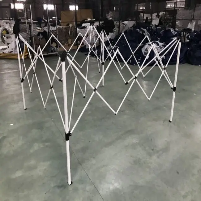 Folding gazebo for outdoor garden leisure