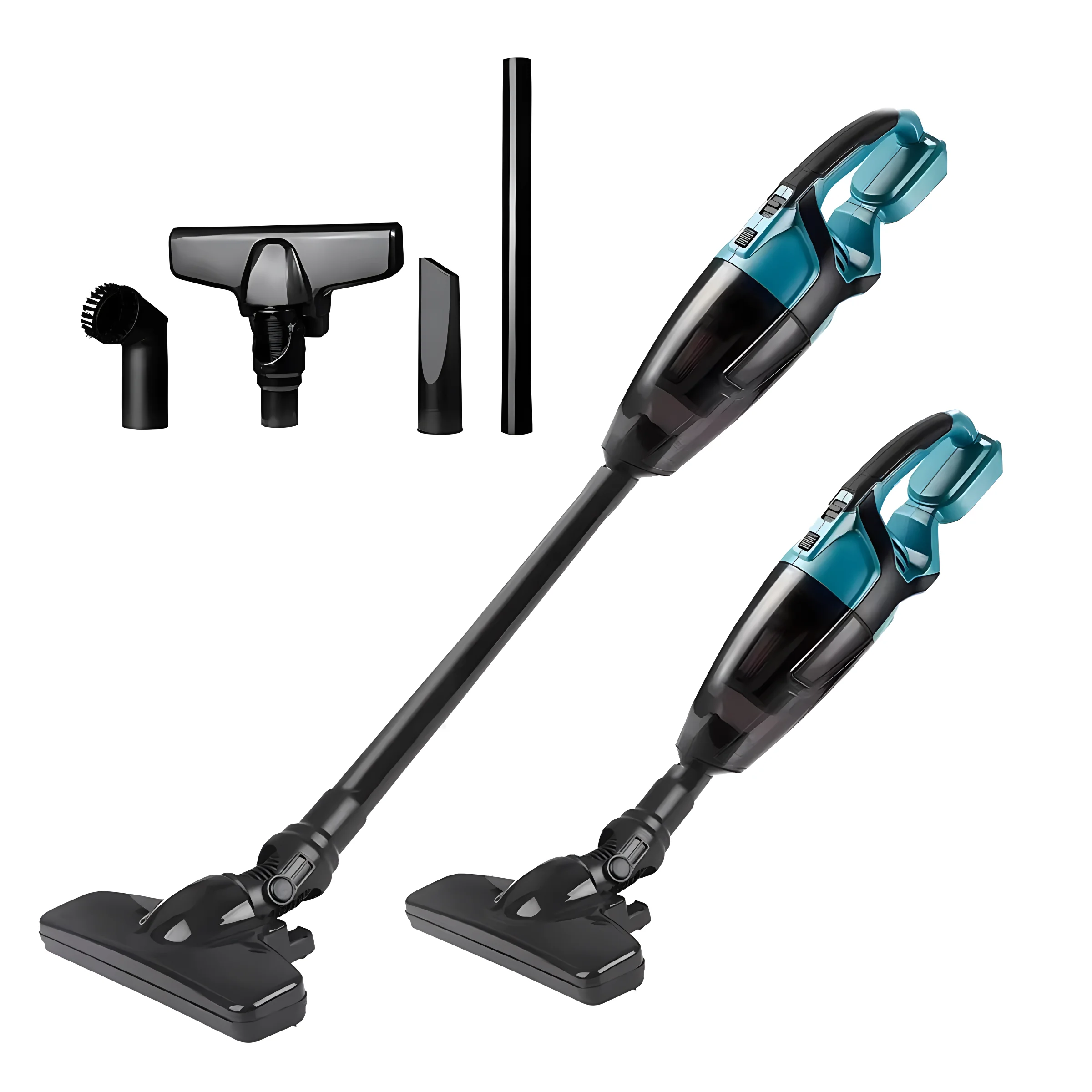 Portable Vacuum Cleaner Wireless Handheld 120W Auto Vacuum Car Cleaning Mini Cordless Vacuum Cleaner (Battery Not Included)