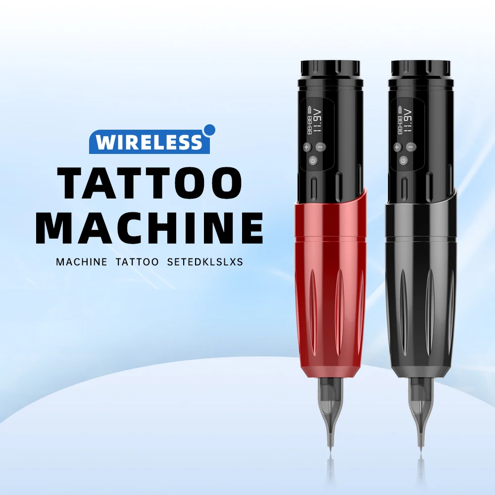 New Professional Adjustable High Performance Wireless Cheap Tattoo Machine Pen Gun For Tattoo Art Studio