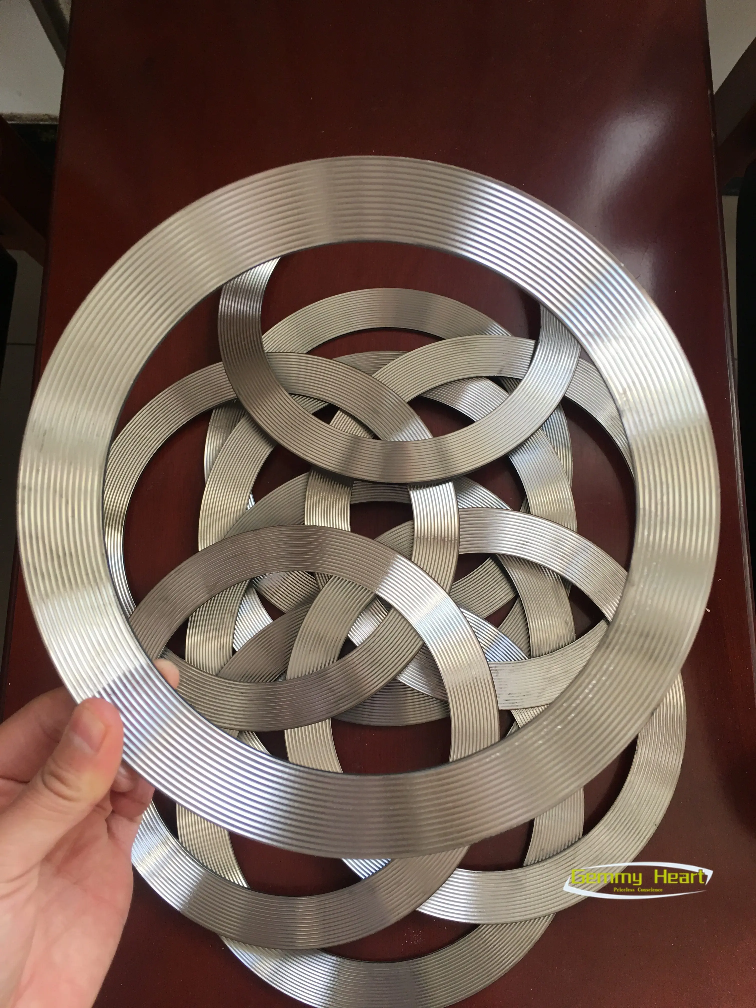 Semimetallic gasket SMG  metal-jacket  SJG Solid metal serrated  SMSG gasket custom made