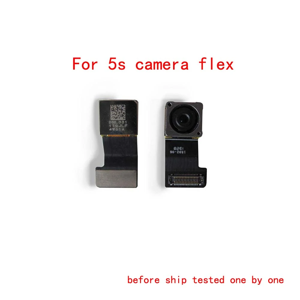 original Rear Main Back Camera For Iphone 5S Test Well Phone Flash